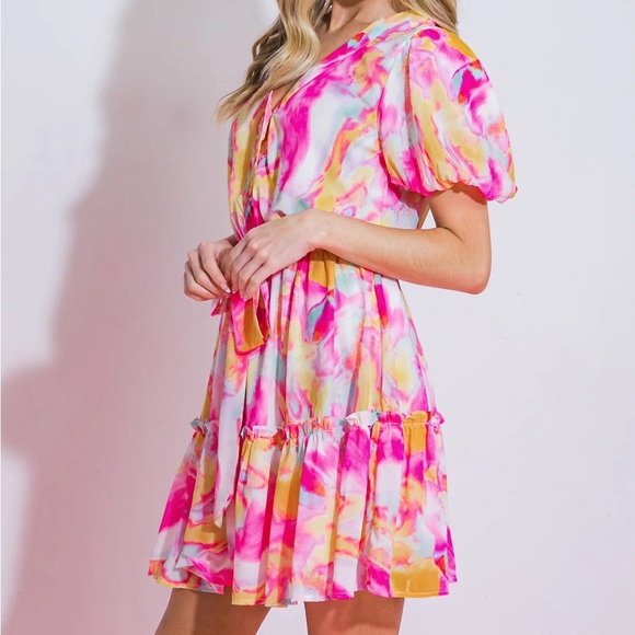 Floral Mini Dress - Picture 4 of 6